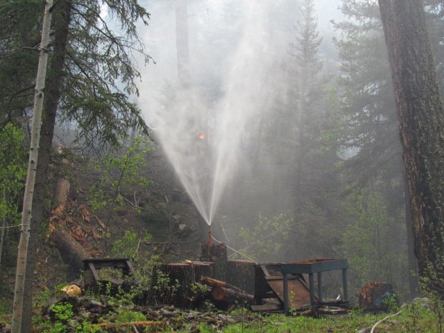 Wildfire terrain — Pecos NM
